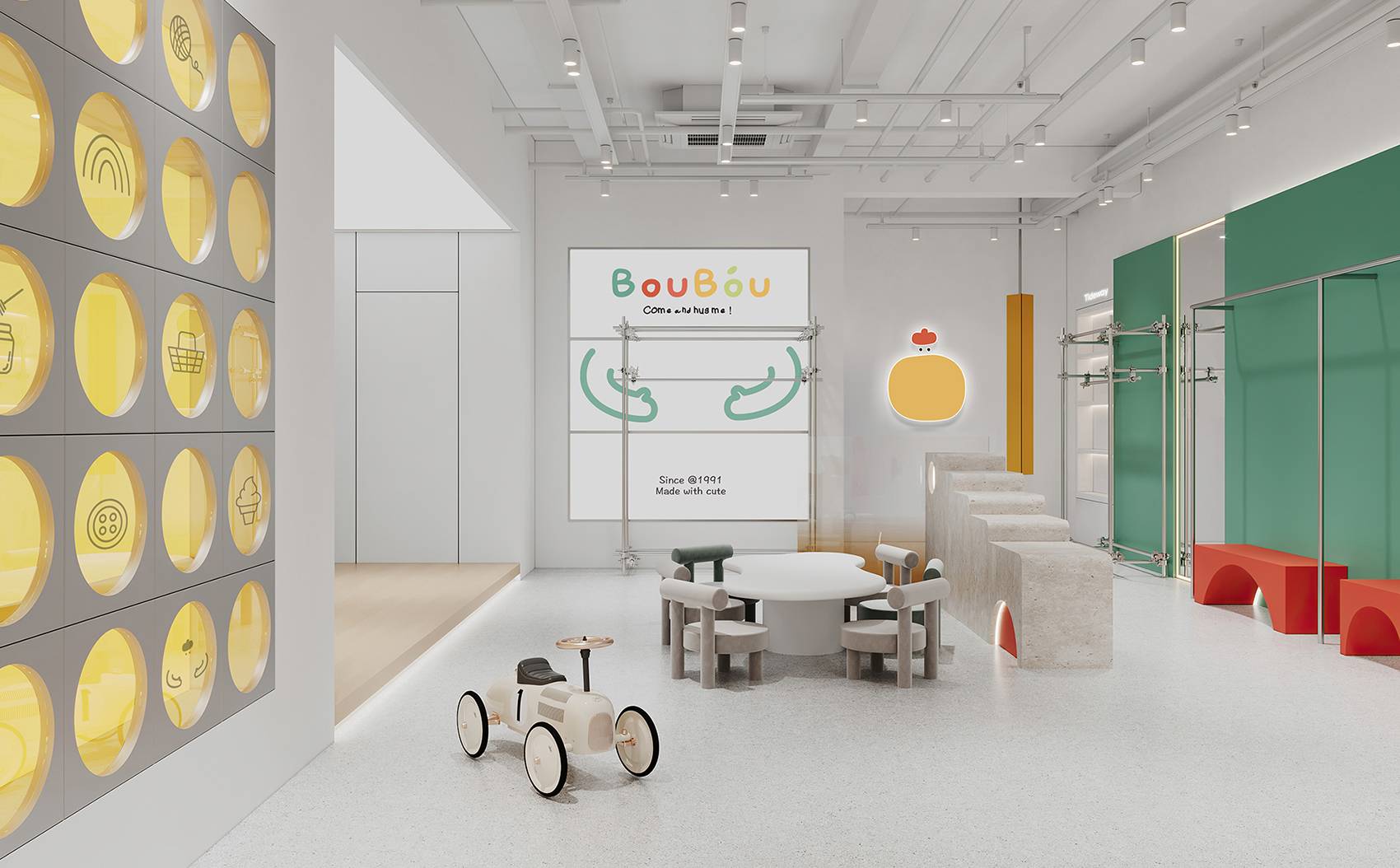 BouBóu 童装买手店 | 魔戏空间设计案例