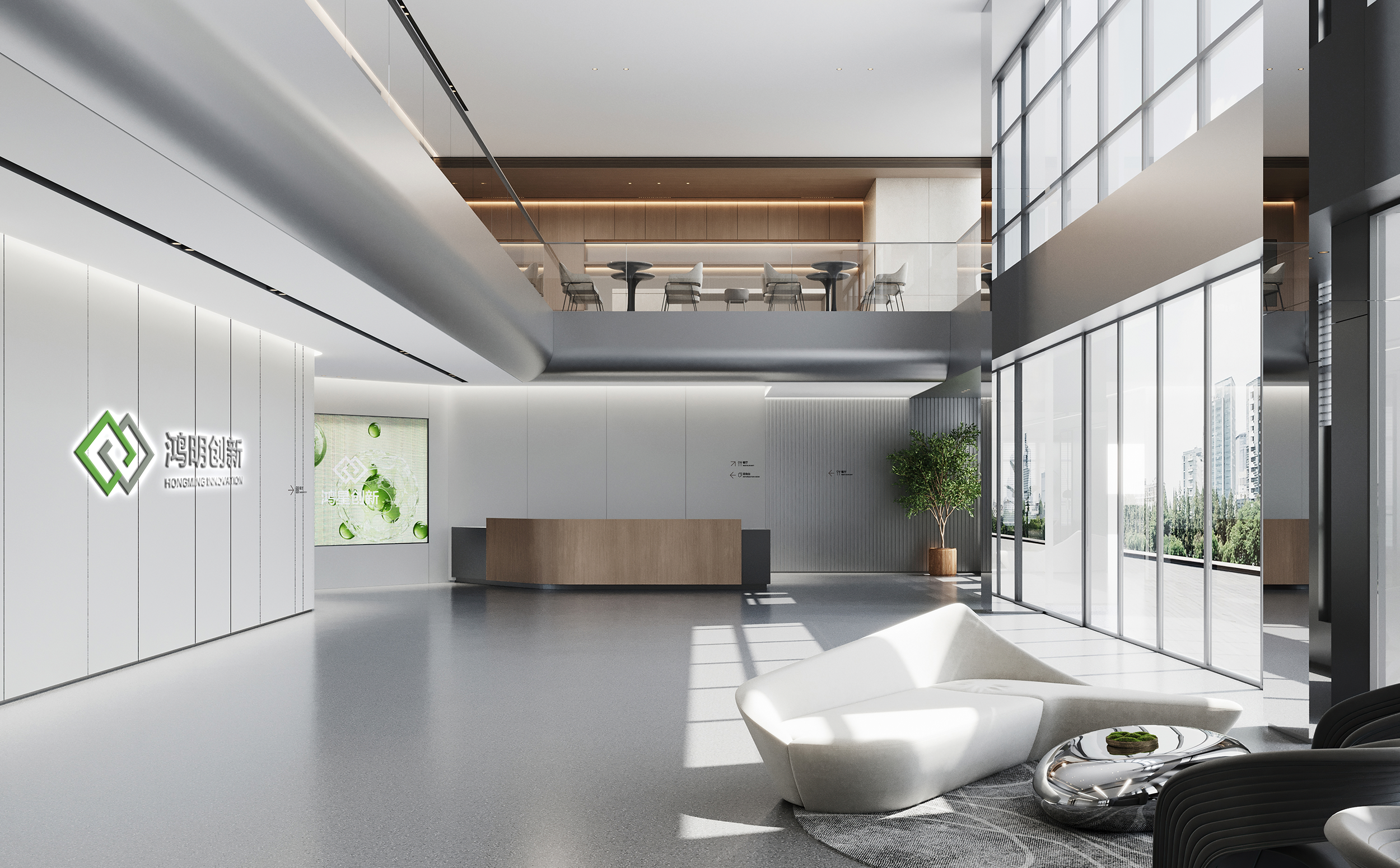 鸿明创新 | 智序共生 · 人文科技办公空间